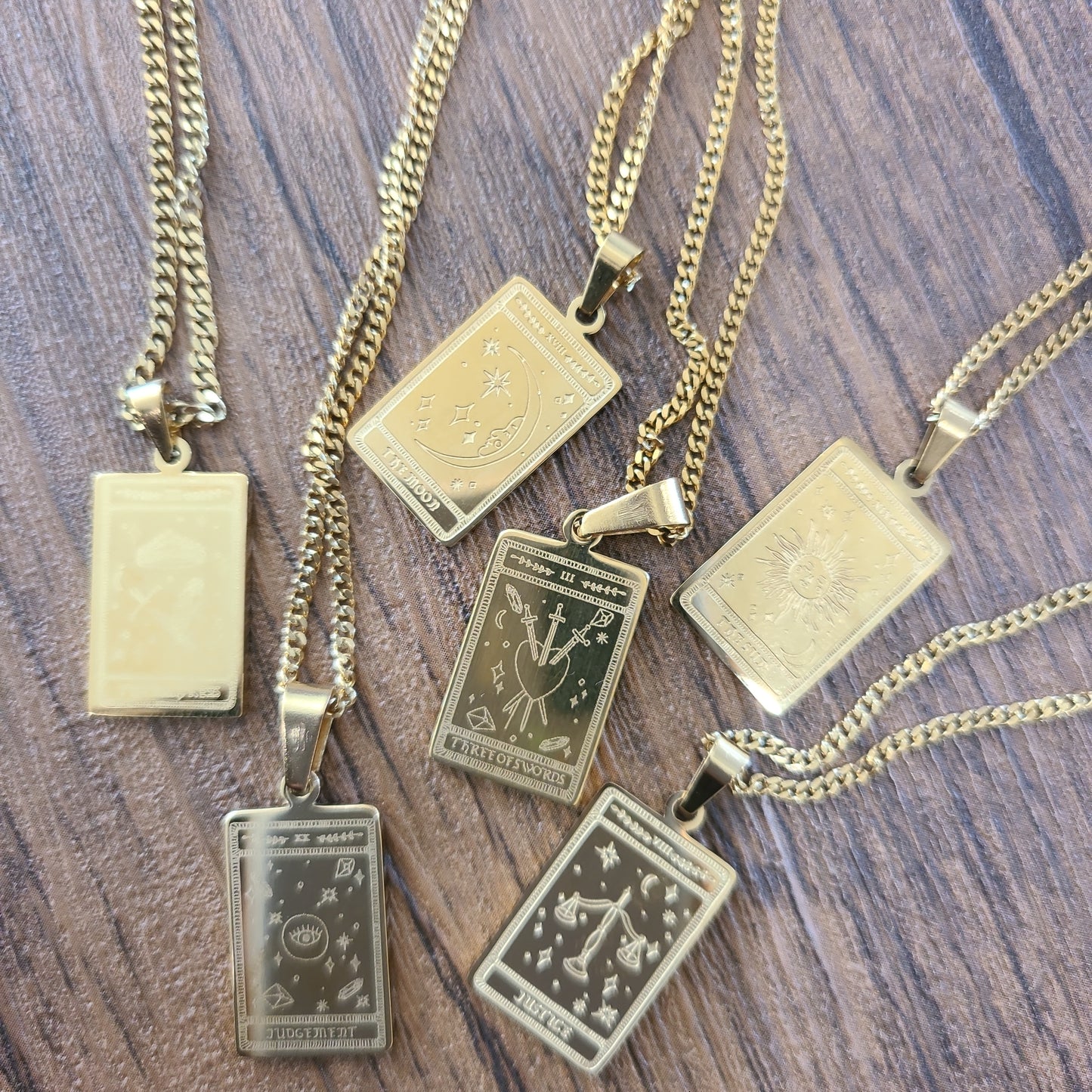 Gold Tarot Necklace