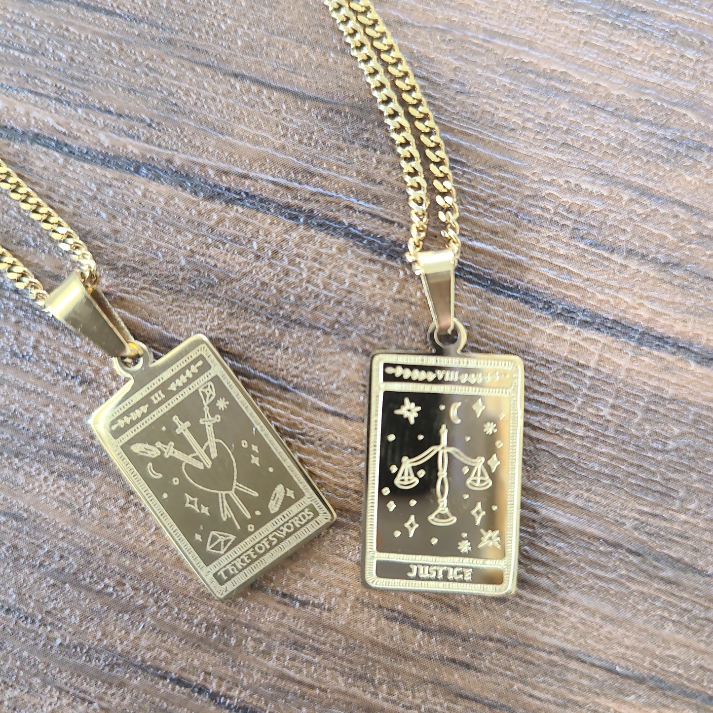 Gold Tarot Necklace