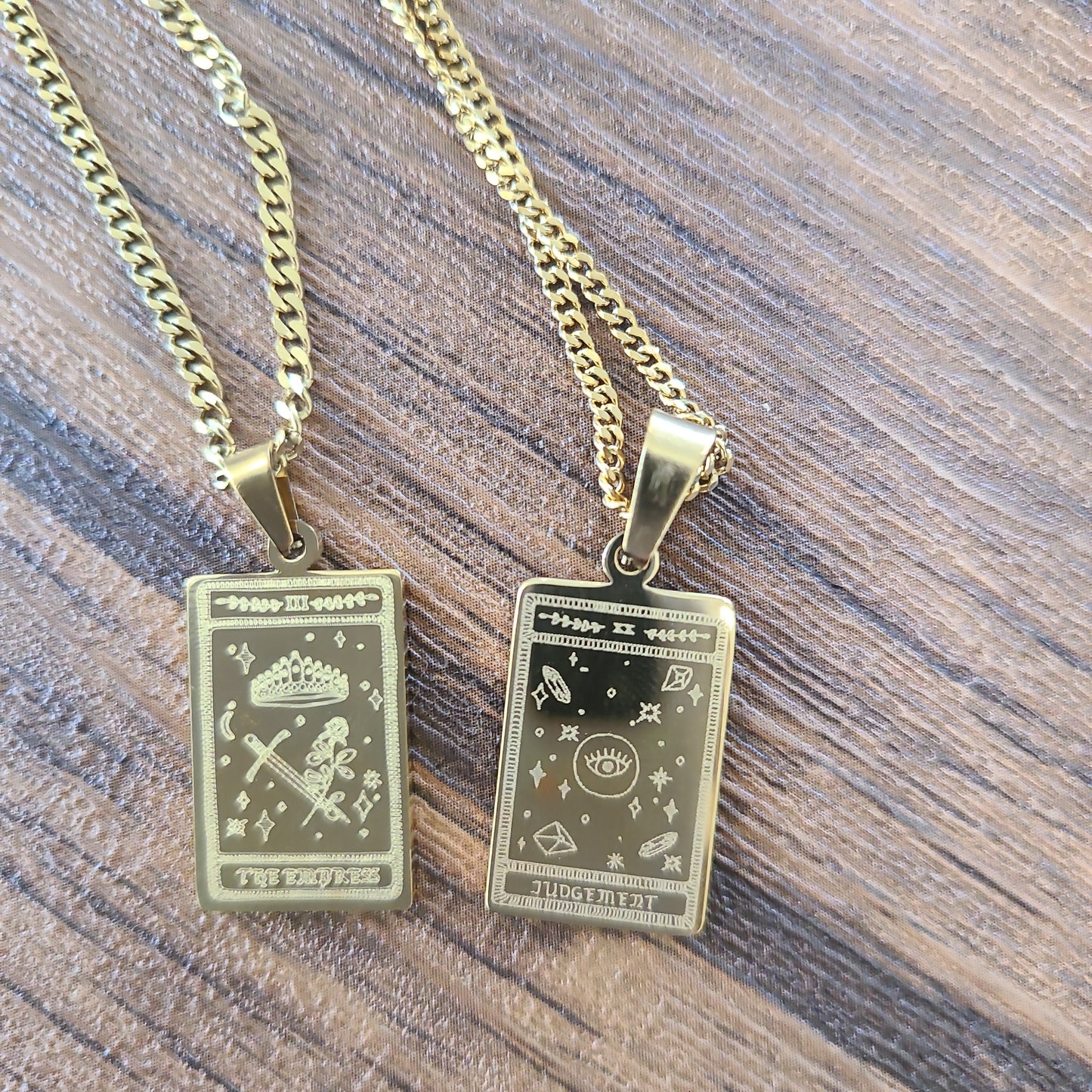 Gold Tarot Necklace
