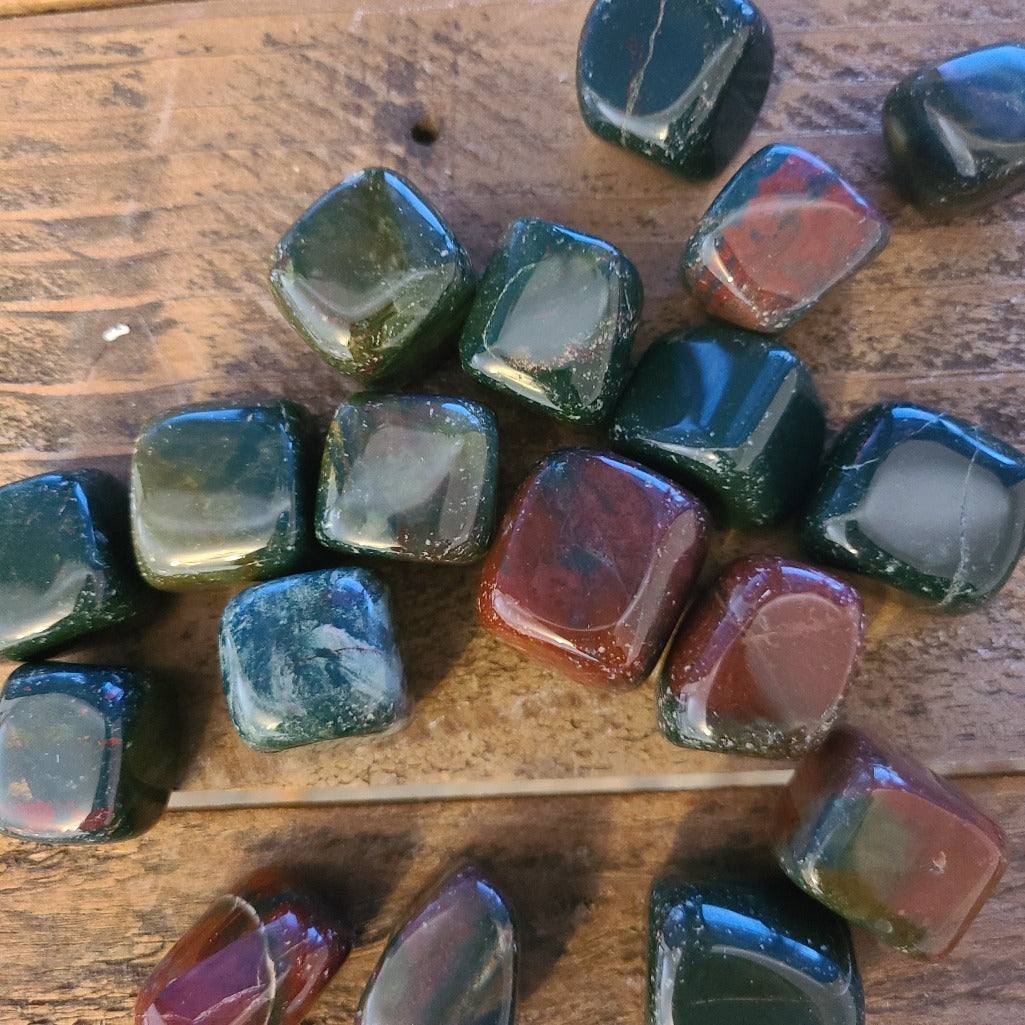 Bloodstone Tumbled Stone