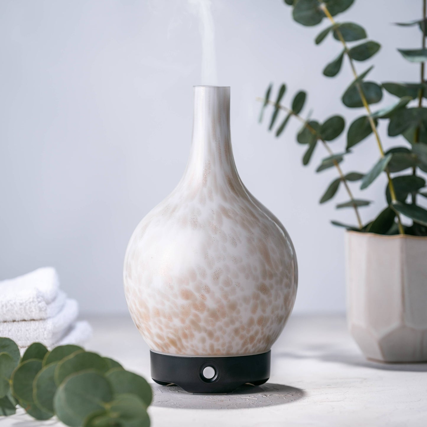 Pale Gold Glass Vase Diffuser