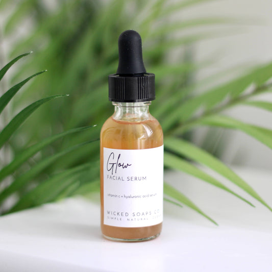 Glow Facial Serum with Vitamin C + Hyaluronic Acid