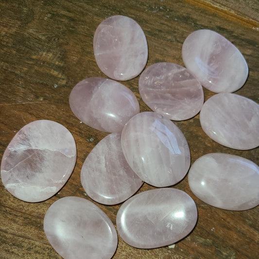 Rose Quartz Worry Stone