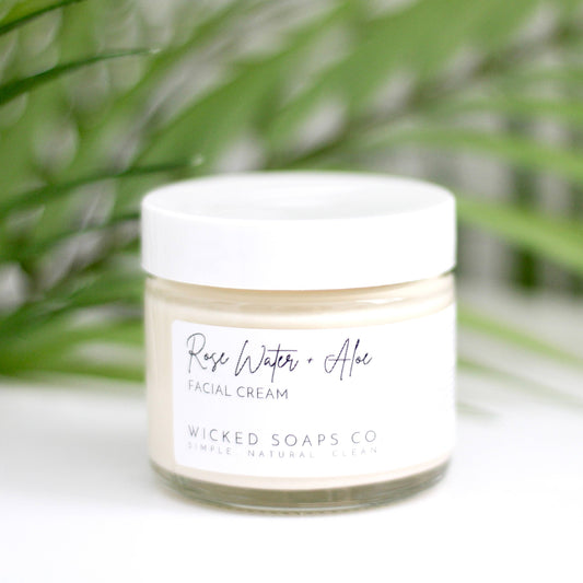 Rose Water + Aloe Facial Cream